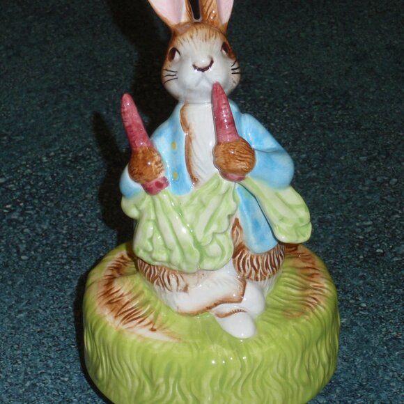 1989 Beatrix Potter "Peter Rabbit" It's a Small World Rotating Music Box - GIFT! - Picture 9 of 10